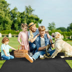 Mancro Dog Car Seat Cover, Waterproof Dog Hammock for Car, Black All | 600D Heavy Duty, Scratch-Resistant Back Seat Pet Cover for Dogs with PVE Nonslip Underside, Fits for Sedan, Trucks and SUVs