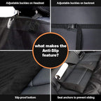 AsFrost Dog Car Seat Cover for Cars SUVs Trucks, Thicked 600D Oxford Heavy Duty Waterproof Front Car Seat Covers for Dogs Durable Nonslip Padded Pet Car Seat Protector with Side Flaps, 2 Pack | Thicked 600D Oxford,Heavy Duty, Waterproof,Durable, Nonsli...