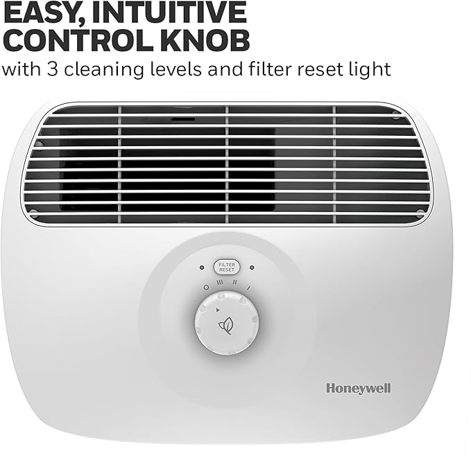 Honeywell Air Purifier for Home, 465 Ft² in 1 hour, White HHT270