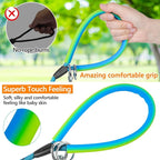 NTR Dog Rope Leash, 15FT Puppy Recall Training Lead, with 2 Swivel Hooks, Reflective Threads and Comfortable Handle, Puppy Leash for Walking, Hunting, Camping, Backyard for Small Medium and Large Dogs