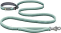 Ruffwear, Roamer Bungee Dog Leash for Running, Biking or Hiking, Can be Used Hand-Held or Hands-Free, River Rock Green, 7.3'-11'