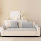 Velvet Washable Dog Couch Cover, Non-Slip Waterproof Pet Sofa Protector for Cushion Sectional, L-Shaped Sofa & Loveseat, Machine Washable(1PC/27.6"x90",Light Grey)