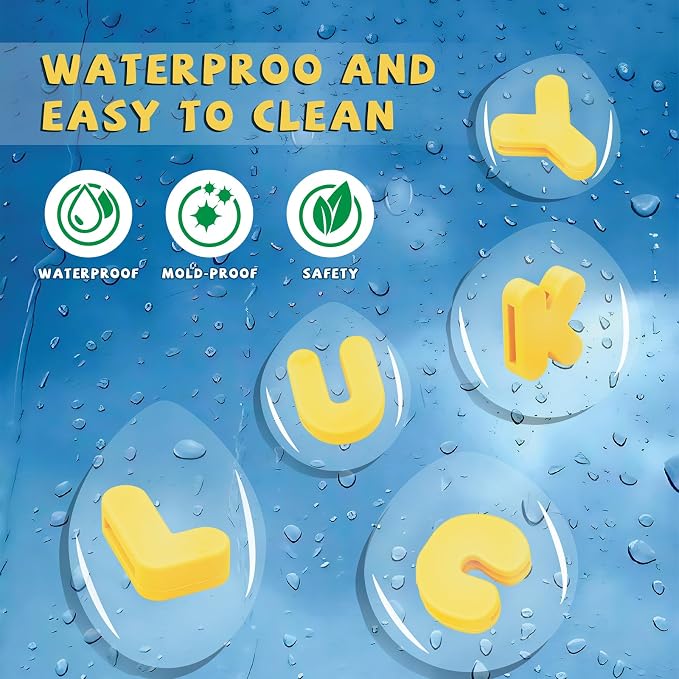 Wisedog Dog Charms for Collar, Yellow, 19MM | 30 Pcs, Silicone Letter Charms, Waterproof Alphabet Pet ID, For Dog Cat Collars, DIY Personalized Name Pendant