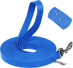 Wolfone Waterproof Dog Leash 10FT Long Line Training Leash for Dogs | Long Line Dog Leash Durable PVC coated leash with waterproof surface easy clean design for recall and outdoor walks