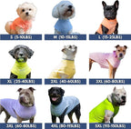 Spark Paws Sunblock Dog T-Shirt, SPF30 Protection, Lightweight Breathable Quick Dry for Dogs with Sensitive Skin - Purple & Pink (Set of 2) - 3XL