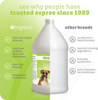 Espree Intense Itch Relief Dog Shampoo & Conditioner, Anti Itch Shampoo for Dogs, Soothes Dog Irritated & Itchy Skin, Plant-Based Moisturizing Formula for Sensitive Skin Relief, Sulfate-Free, Gallon