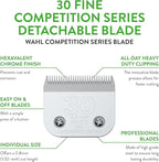 Wahl Professional Animal Competition Blade, 2355-100, 30 | Fine, Detachable Blade with 1/32 in Cut Length
