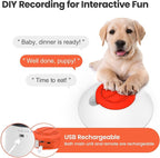 Potaroma Dog Puzzle Feeder Toy, Interactive IQ Training | Electronic Treat Dispenser, Automatic Rechargeable With Remote for Food Dispensing, All Breeds, 280ml Capacity
