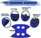 Pet Dog Grooming Hammock for Nail Trimming,Dog Restraint Hanging Harness for Nail Clipping,Dog Grooming Sling for Large Dogs with Nail Clippers/Nail File/Pet Comb,Claw Care(XXL for 90lb)