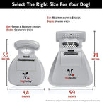 DogBuddy Pooper Scooper, Portable Dog Pooper Scooper, Poop Scooper for Small and Large Dogs, Pooper Scooper With Bag Attachment, Leash Clip and Dog Waste Bags Included (Medium, Mist)