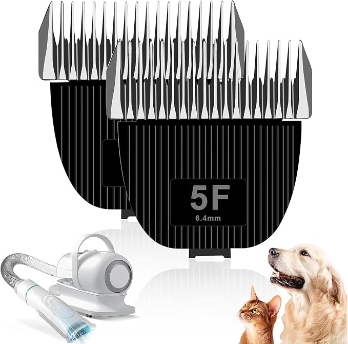 Replacement Blade for nebot P1 Pro Pet Grooming Kit & Vacuum Size-5F | Cut Length 1/4”(6.3mm),2 Pack
