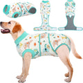 Kuoser Recovery Suit for Dogs Cats, Soft Dog Surgery Suit Female Male Spay | Professional Dog Onesie for Surgery, Substitute E-Collar & Cone, Prevent Licking Dog surgical suit Pet Neuter Suit