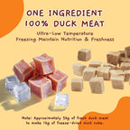 Jungle Calling Freeze Dried Duck Dog & Cat Treats, High Protein, 9.17 oz | Single Ingredient Duck Bites, Grain-Free, Additive-Free Training Treats & Food Toppers for Sensitive Skin & Stomach