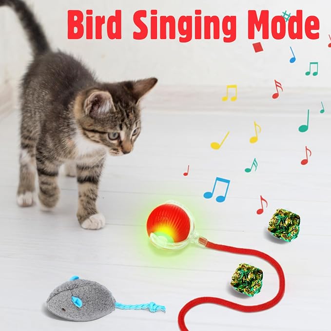 12pcs Cat Tunnel Set Large Collapsible Pet Tunnel Tube S-Shaped Maze Cats Indoor Cat Toy with Stick Pet Blanket Turntable Toy Balls Mice Fish and Noise Paper Ball Kitten Exercise Play