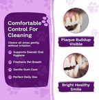 Dog & Cat Dental Wipes - Finger Toothbrush for Plaque, Tartar & Breath | Dental wipes help remove plaque, tartar & bad breath for dogs, cats & small pets, at-home oral care, 50 Wipes, Peanut Butter