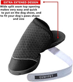 QUMY Dog Shoes for Small Dogs Hot Pavement Puppy Dog Boots & Paw Protectors | Small Medium Dog Summer Shoes, Soft Anti-Slip Rubber Sole, Mesh Breathable Dog Booties for Hardfloors, Walking Running Black