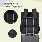 ANILD Dog Travel Bag Backpack, Flight-Ready TSA-Approved Dog Travel Bag with 2 Leak-Proof Food Canisters, 2 Foldable Silicone Bowls, Multi-Compartment Organizer for Hiking, Camping, Dog Mom Essentials