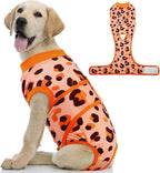 Kuoser Dog Recovery Suit After Surgery, Spay Neuter Surgical Suit for Dogs | Post Surgery Anti-Licking Dog Onesie Protects Wounds and Incisions, E-Collar & Cone Alternative Bodysuit for Female Male Dogs
