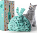 Cat Litter Disposal Bags and Dog Poop Bags with Handle,Cornstarch Based Extra Thick and Guaranteed Leak Proof Poop bags for Kitty and Doggy(180 Count 1.1 Gallon,Lavender Scent)