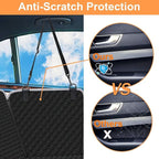 Mancro Dog Car Seat Cover, Waterproof Back Seat Pet Cover for Dogs, Black | X-Large, 600D Heavy Duty & Scratch-Resistant Back Seat Pet Cover for Dogs, Nonslip Underside, Fits for Sedan, Trucks and SUVs