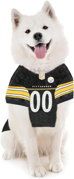 Pets First NFL Pittsburgh Steelers Dog Jersey, Size X-Large, Football Shirt Costume for Pet, Dog Sports T-Shirt, NFL Team Clothing for Cats, Licensed Pet Apparel Available in 7 Sizes and 32 Teams