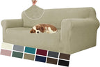MAXIJIN Stretch Oversized Couch Covers for 3 Cushion Couch (91"-110"), 1-Piece Large Sofa Cover Slipcover Furniture Protector for Kids,Dogs (Extra Large, Diamond Pattern Khaki)