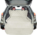 F-color SUV Cargo Liner for Dogs - Heavy Duty Cargo Cover for Mid-Size SUVs | Water Resistant, Bumper Flap, Non-Slip Mat, Car Trunk Dog Car Seat Cover Prevents Scratches Pet Hair Mud Dirt for Sedans Vans