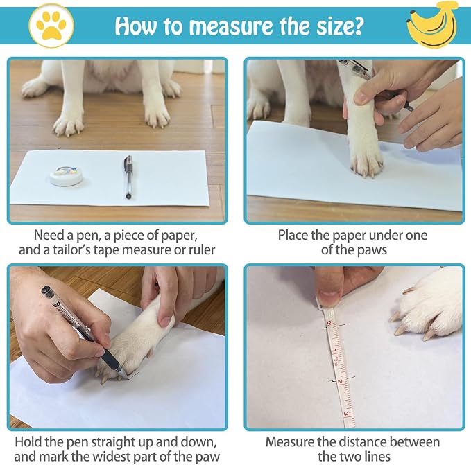 SCENEREAL Anti Slip Dog Socks to Prevent Licking Paws for Hardwood Floors | Double Sides Dog Shoes Boots & Paw Protectors for Hot/Cold Pavement, Dog Grippy Booties for Small Medium Large Senior Dogs
