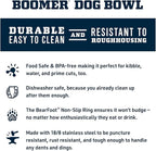 YETI Boomer 4, Stainless Steel, Non-Slip Dog Bowl, Holds 32 Ounces