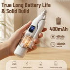 2-in-1 Dog Nail Clippers with LED Light, Rechargeable Pet Nail Grinder for Small Dogs & Cats, 4-Speed Quiet Painless Claw Trimmer with 2026 Upgraded Safety Guard to Avoid Overcutting