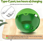 Muhhiba Interactive Cat Toys, Irregularly Rotating Feather Cat Toy Ball, Automatic Kitten Toy, Perfect for Bored Indoor Adult Cats