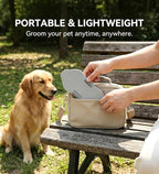Dog Nail Scratch Board Handheld with Hand Strap, Frosted EVA | Non-Slip Dog Nail File Board, Portable & Durable Dog Nail Grinder Quiet Scratching Board for Small, Medium, and Large Pets