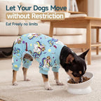 XPUDAC 4 Pack Dog Pajamas for Small Dogs Cats Dog Clothes Puppy Onesies Pet Duck Pajamas Puppy Jumpsuits Pet Pjs Shirt Apparel-S