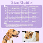 IDOMIK Dog Recovery Collar, Waterproof Soft Dog Cone After Surgery | Comfy Protective Elizabethan Collar Alternative for Dogs Cats, Adjustable Pet Neck Donut Cone Anti-Licking Wounds,Purple,2XL