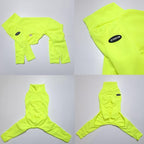 D Doggy Star Italian Greyhound Clothes Stretchy Neon Onesie Spring Summer (L,Onsi Ne Yellow)
