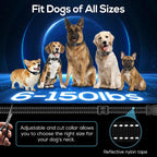 Bark Collar, 2 Pack Smart Dog Bark Collar for Large Medium Small Dogs, Anti Barking Device for Dogs Training Collar with Beep Vibration Harmless Shock, 5 Adjustable Sensitivity (Black)