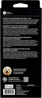 Tweezerman Slicker Brush for Pets-Grooming Brush with Coated Bristles