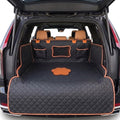 SUV Cargo Liner for Dogs,Waterproof Dog Trunk Cover for Full-Size SUVs | Waterproof PU Leather | Fits Full-Size SUVs | 19.69" Side Flaps | 19.69" Bumper Flap