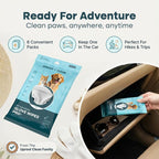 Uproot Clean Pet Grooming Gloves: Deodorizing & Grooming, 1-Month Supply | Extra-Thick Cat & Dog Wipe for Clean Paws, Eyes, Ears, Butt & Body, Lick-Safe. Mess-Free - Removing Tough Dirt, Odor, Oils