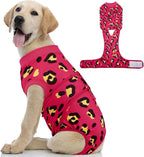 Kuoser Dog Recovery Suit After Surgery, Spay Neuter Surgical Suit for Dogs | Post Surgery Anti-Licking Dog Onesie Protects Wounds and Incisions, E-Collar & Cone Alternative Bodysuit for Female Male Dogs