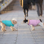 Winter Coat for Small Dogs, Puppy Plaid Jacket, Dog Jacket for Cold Weather, Windproof Warm Garments, Pets Thickened Outfits Indoor Outdoor, Lilac S
