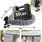 20"x16" Rotatable Foldable Cat Desk Bed - 2 Detachable Washable Mats for Desk Cat Bed, Double Screw Reinforced Support, 50LBS Bearing Capacity | Cat Desk Hammock for Home Office & Gaming Desks