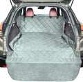 F-color SUV Cargo Liner for Dogs - Heavy Duty Cargo Cover for Mid-Size SUVs | Water Resistant, Bumper Flap, Non-Slip Mat, Car Trunk Dog Car Seat Cover Prevents Scratches Pet Hair Mud Dirt for Sedans Vans