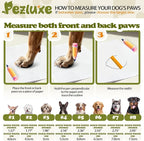 Pezluxe Dog Shoes for Small Dogs, Breathable Dog Boots for Hot Pavement | Anti-Slip Dog Booties for Hardwood Floors,Waterproof Paw Protectors for Dogs Summer Walking Hiking WinterSnow Outdoor,Black,2