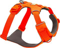 Ruffwear, Front Range Dog Harness, Reflective Soft Padded Everyday Harness with Dual Leash Clips, Adjustable and Lightweight Fit for Training or Walking for All Dogs, Blaze Orange, XX-Small