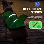 ASENKU Dog Life Jacket - Pet Safety Vest for Swimming & Boating, Shark Life Jacket with Floatation, Dog Lifesavers Swimsuits for Small Medium Large Dogs (Neongreen, XS)