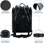 Apollo Walker Dog & Cat Carrier Backpack for 4-18lb Pets - Ventilated Safe Design with Padded Back Support, Breathable Mesh Pet Backpack for Hiking, Travel, Outdoor (Navy)