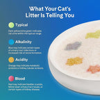 PrettyLitter Health Monitoring Cat Litter, Unscented, 2-Pack, 6 lb. Bags | Up to 2 Months Supply, Non-Clumping, Advanced Odor Control, Automatic Litter Box Compatible, Color Changing Silica Crystals