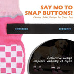 EXPAWLORER Dog Socks to Prevent Licking Paws with Grippers for Hot Pavement | For Hardwood Floors Anti Slip, Reflective Dog Boots & Paw Protectors Shoes Booties with for Senior Small Medium Large Dogs XS