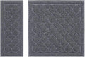 unipaws Cat Litter Trapping Mat, Litter Box Scatter Control Pad | Litter Free Floors and Urine Waterproof, Gentle on Paws, No Phthalate